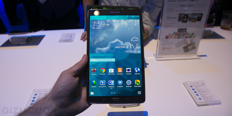 Illustration for article titled Samsung Galaxy Tab S, primeras impresiones: pantalla y diseño renovado